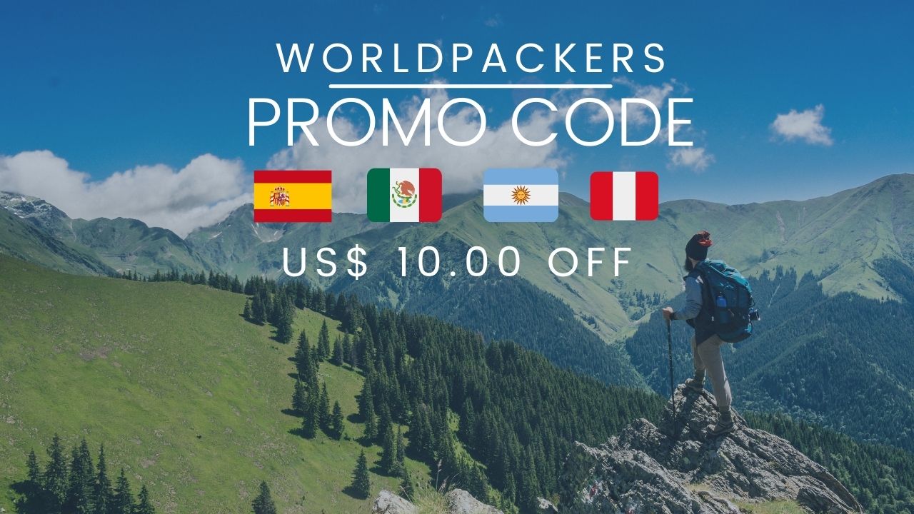 codigo promocional worldpackers 1 - Worldpackers Código Promocional - US$ 10.00