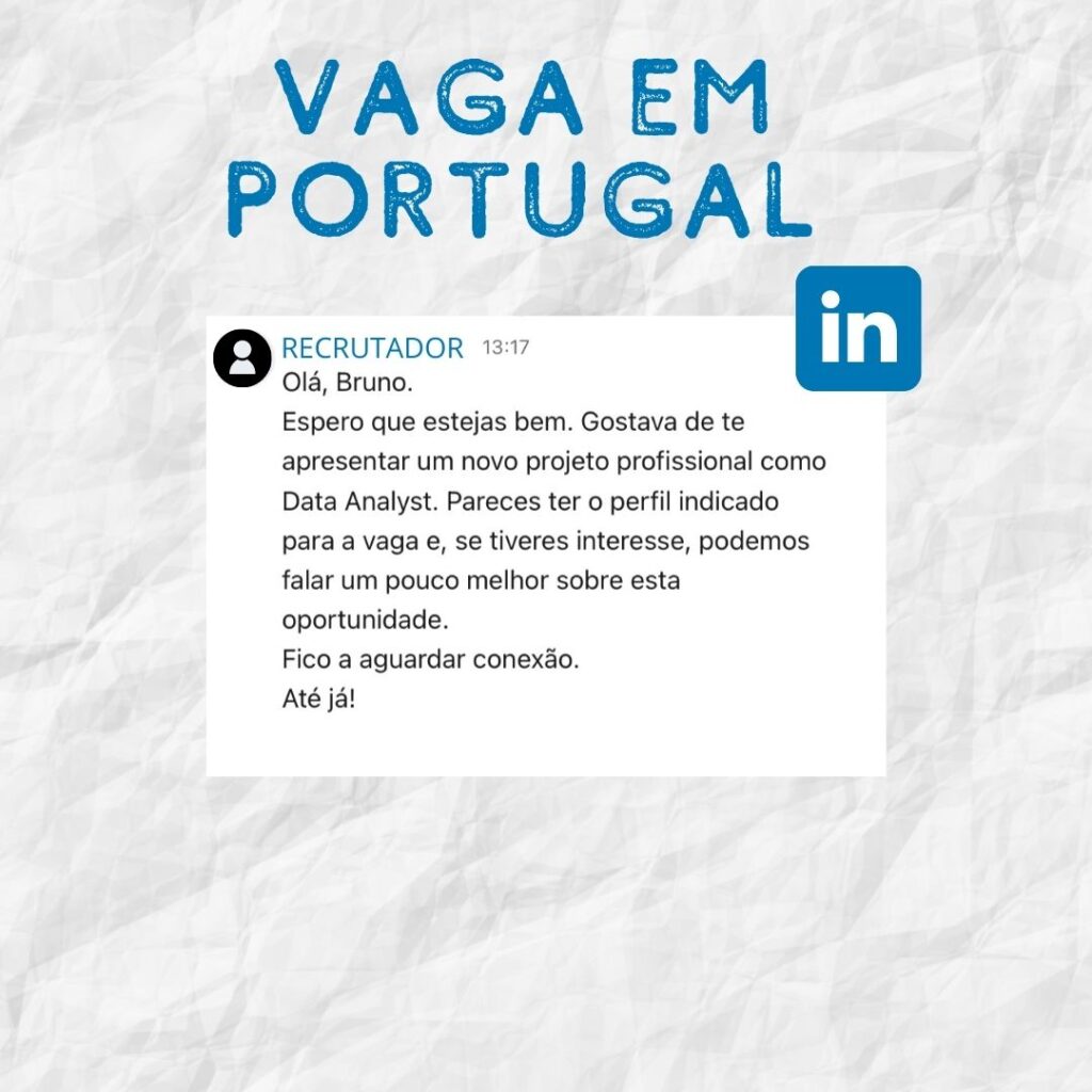 VAGA PORTUGAL 1024x1024 - Transforme seu LinkedIn em entrevista de emprego na Europa em 30 dias